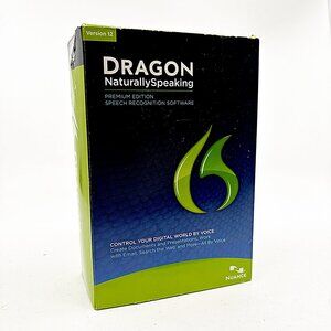 Dragon NaturallySpeaking 12 Voice Recognition Software Complete Set
